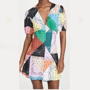 Staud Milla Dress Rainbow Size 12